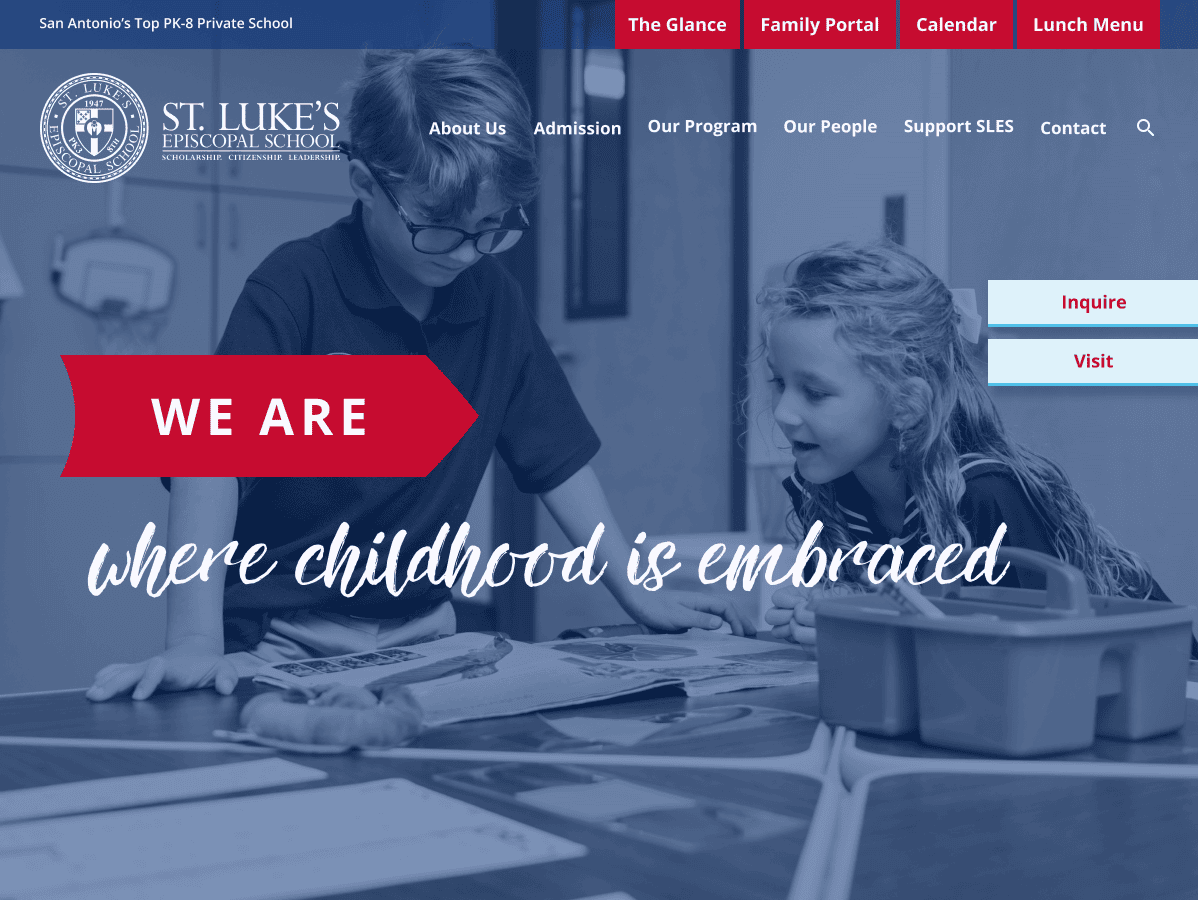 Home Page St. Luke's Episcopal School