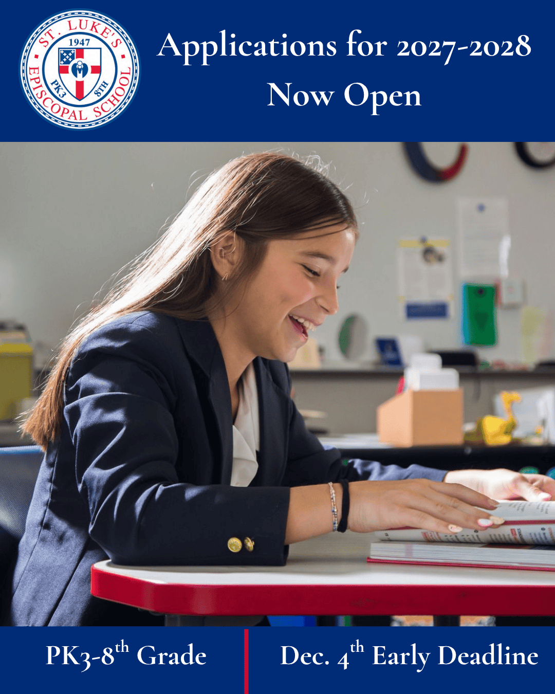 Applications for 2027-2028 are open